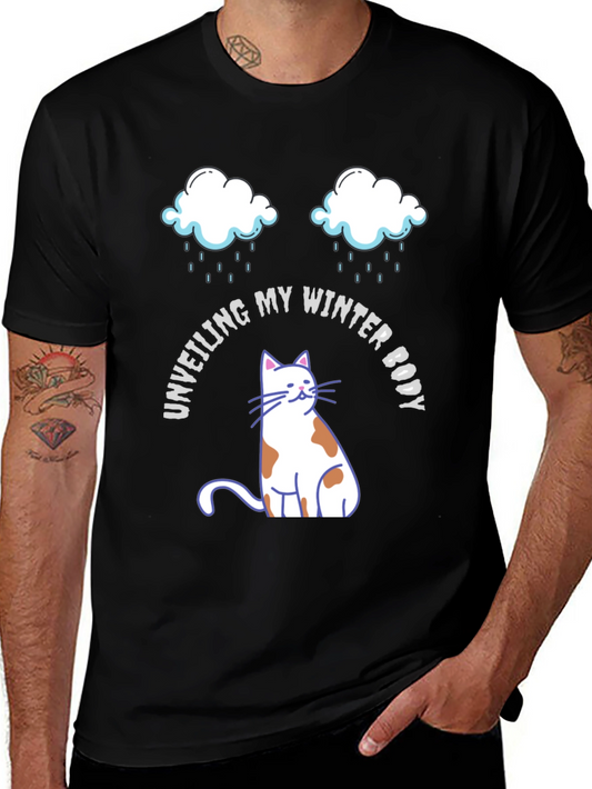 Unveiling Winter Body T-Shirt - Cat Graphic Tee