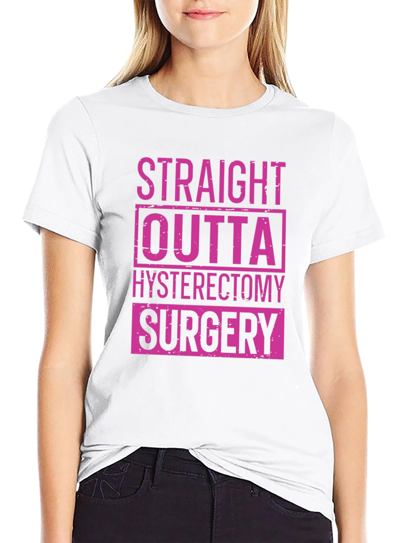 Straight Outta Hysterectomy Surgery T-Shirt