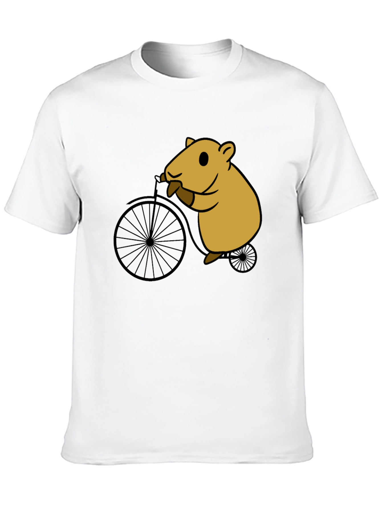 Hamster on Bike Graphic Tee - Unisex