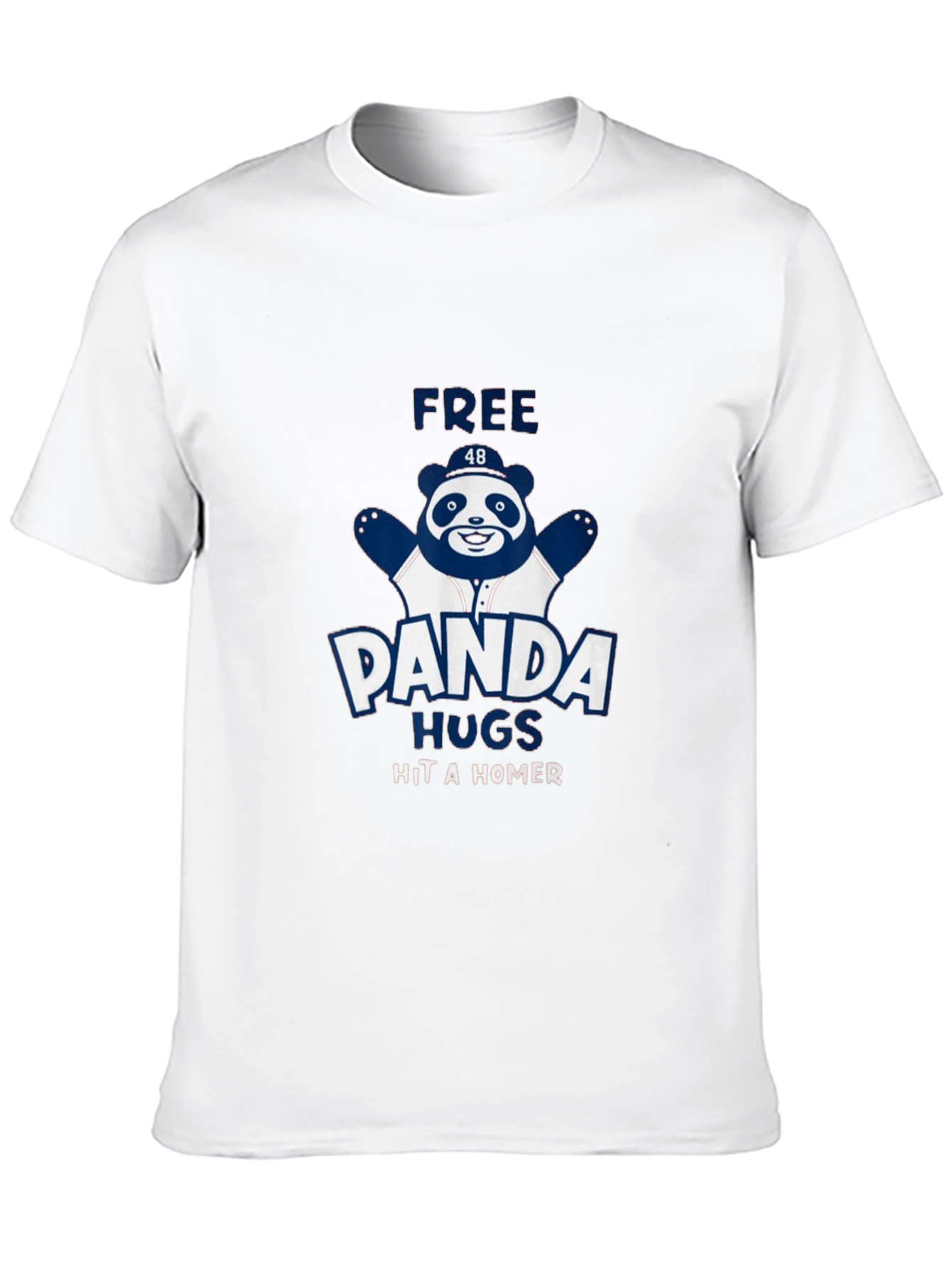 Panda Hugs T-Shirt - Baseball Fan Tee