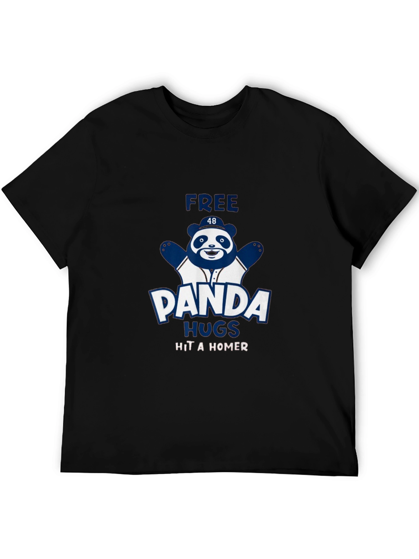 Panda Hugs T-Shirt - Baseball Fan Tee