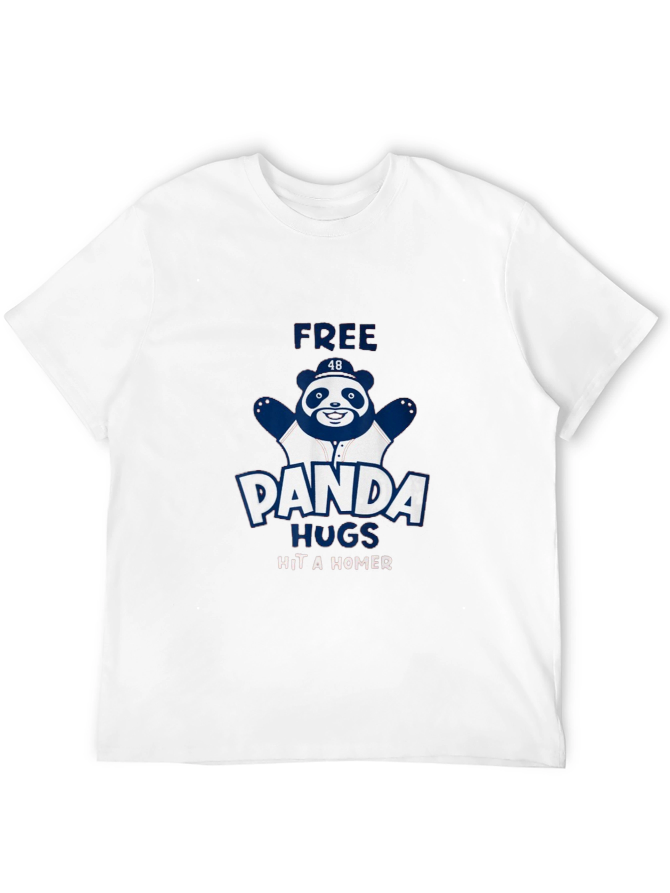Panda Hugs T-Shirt - Baseball Fan Tee