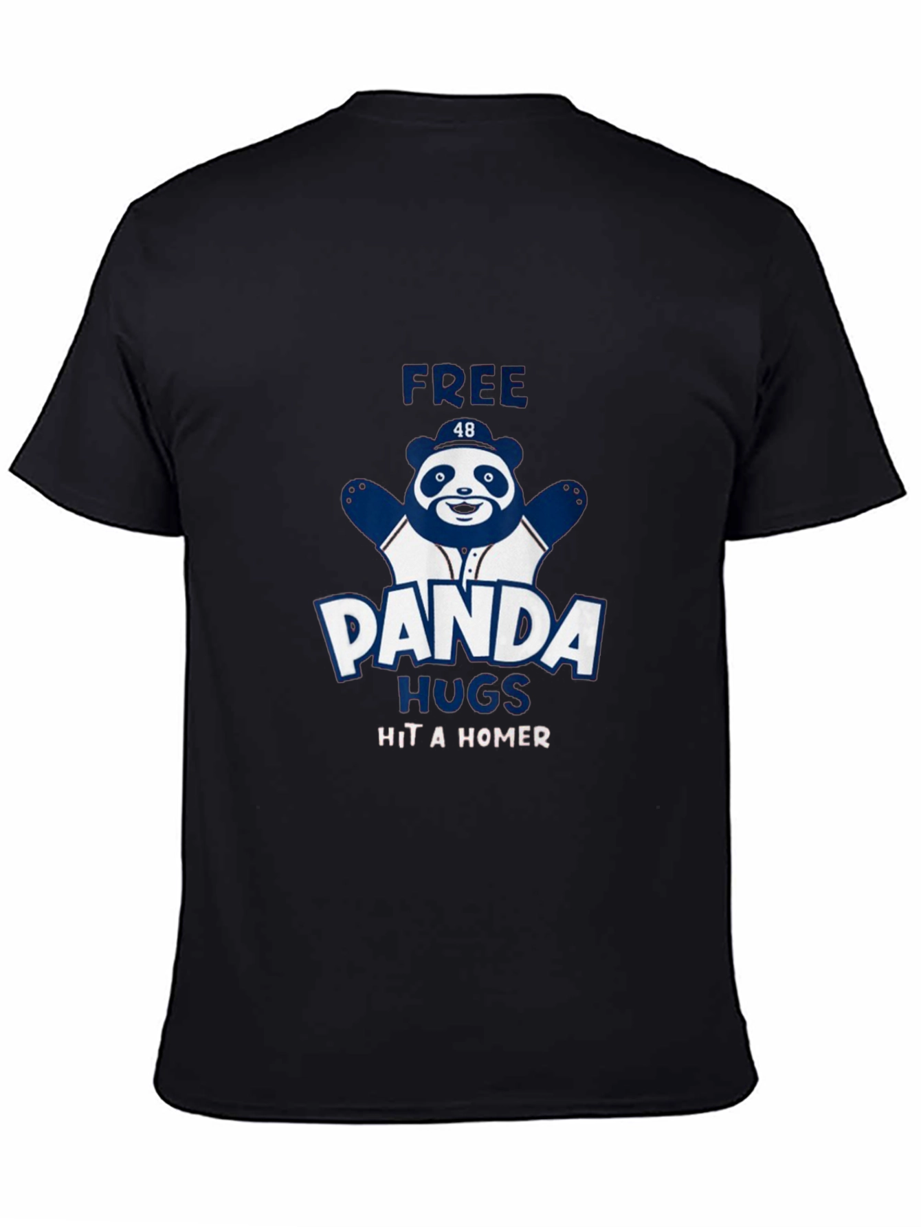Panda Hugs T-Shirt - Baseball Fan Tee