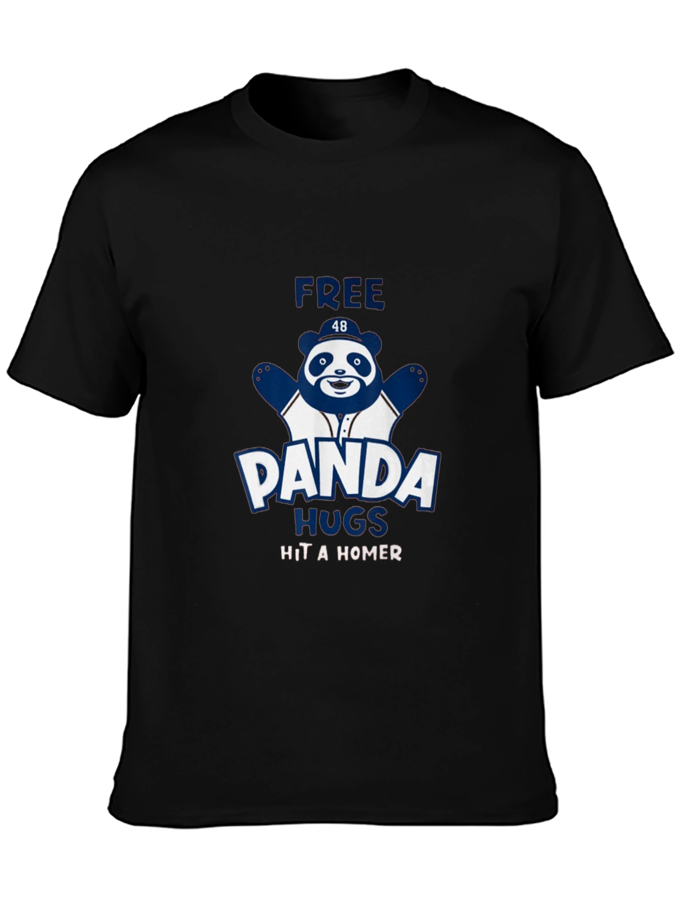 Panda Hugs T-Shirt - Baseball Fan Tee
