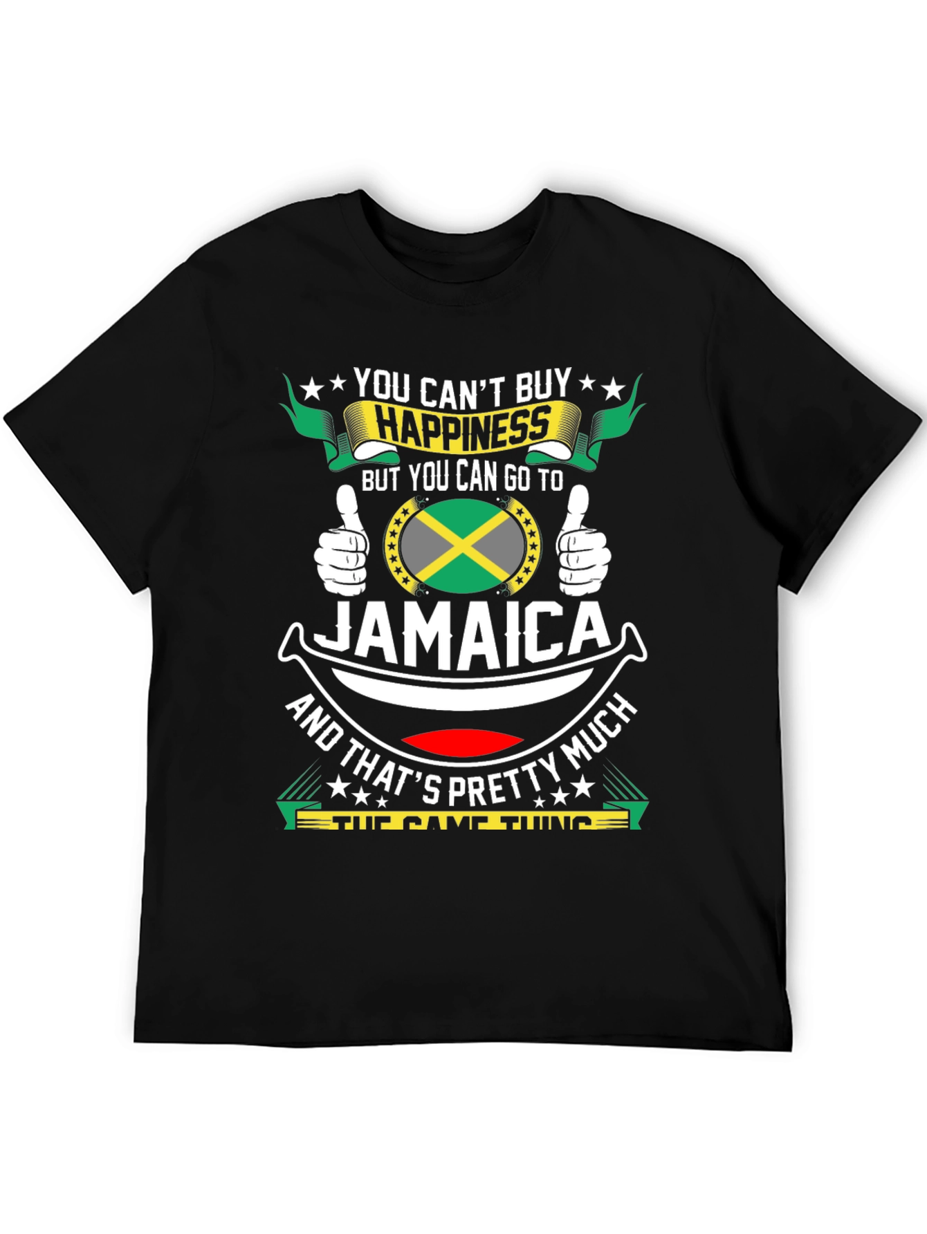Jamaica Happiness Graphic T-Shirt