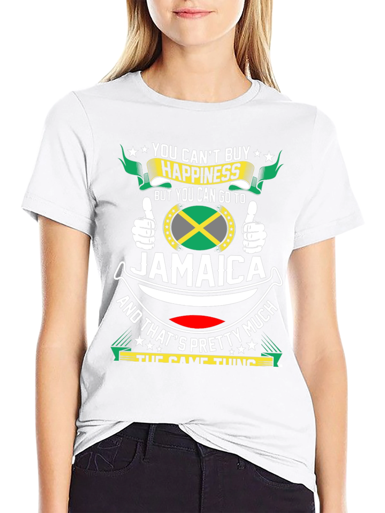 Jamaica Happiness Graphic T-Shirt
