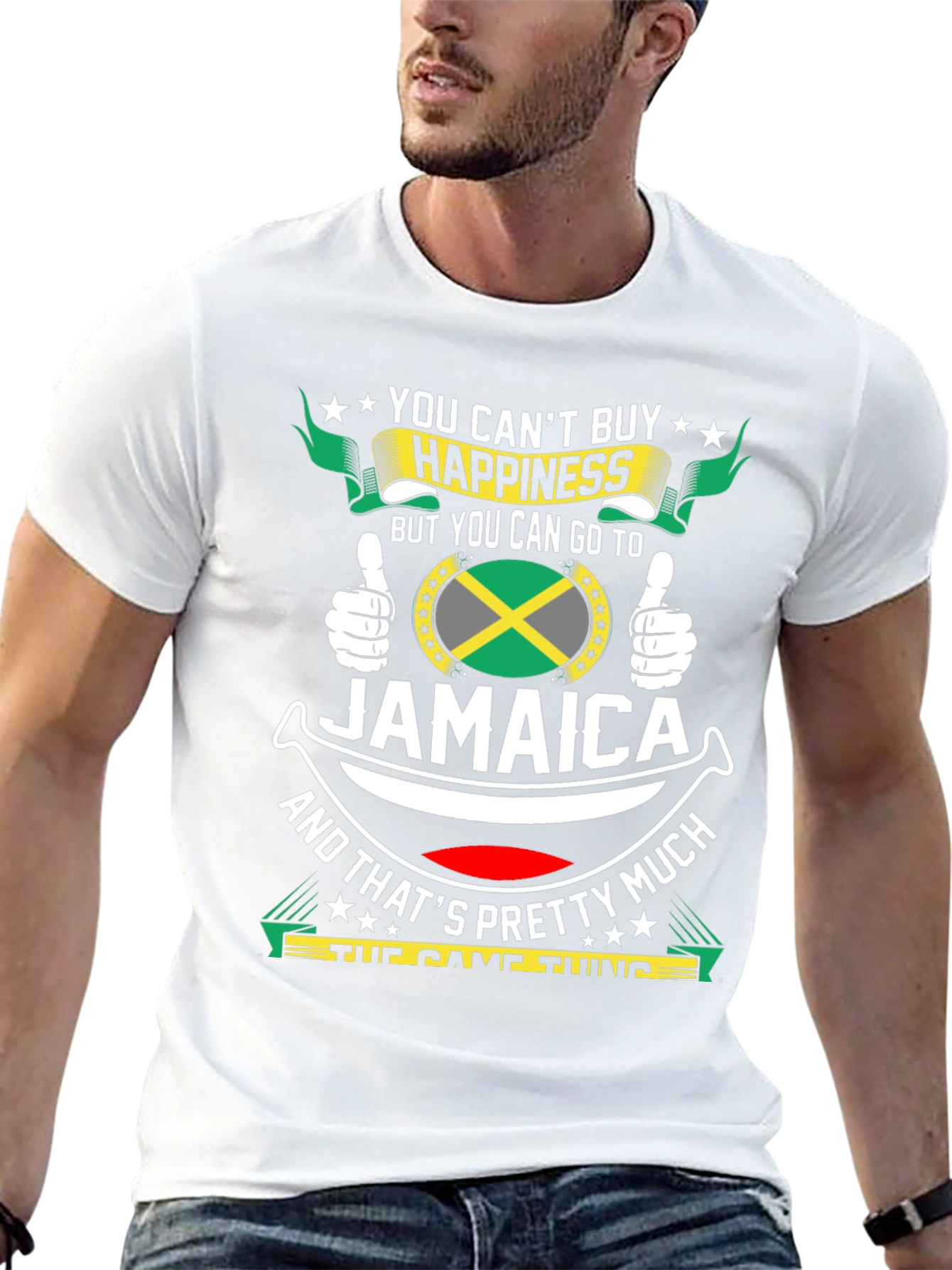 Jamaica Happiness Graphic T-Shirt