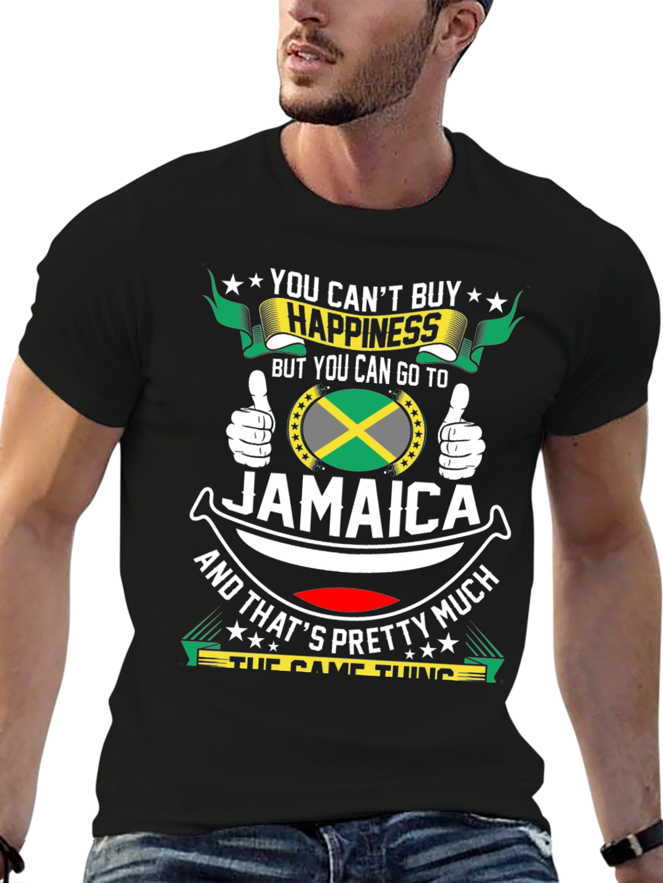 Jamaica Happiness Graphic T-Shirt