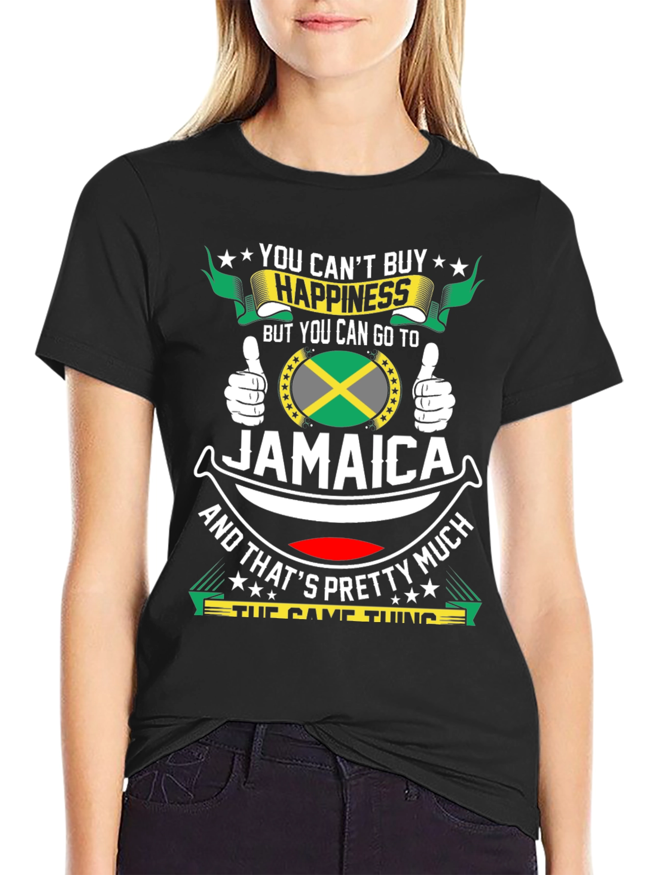 Jamaica Happiness Graphic T-Shirt