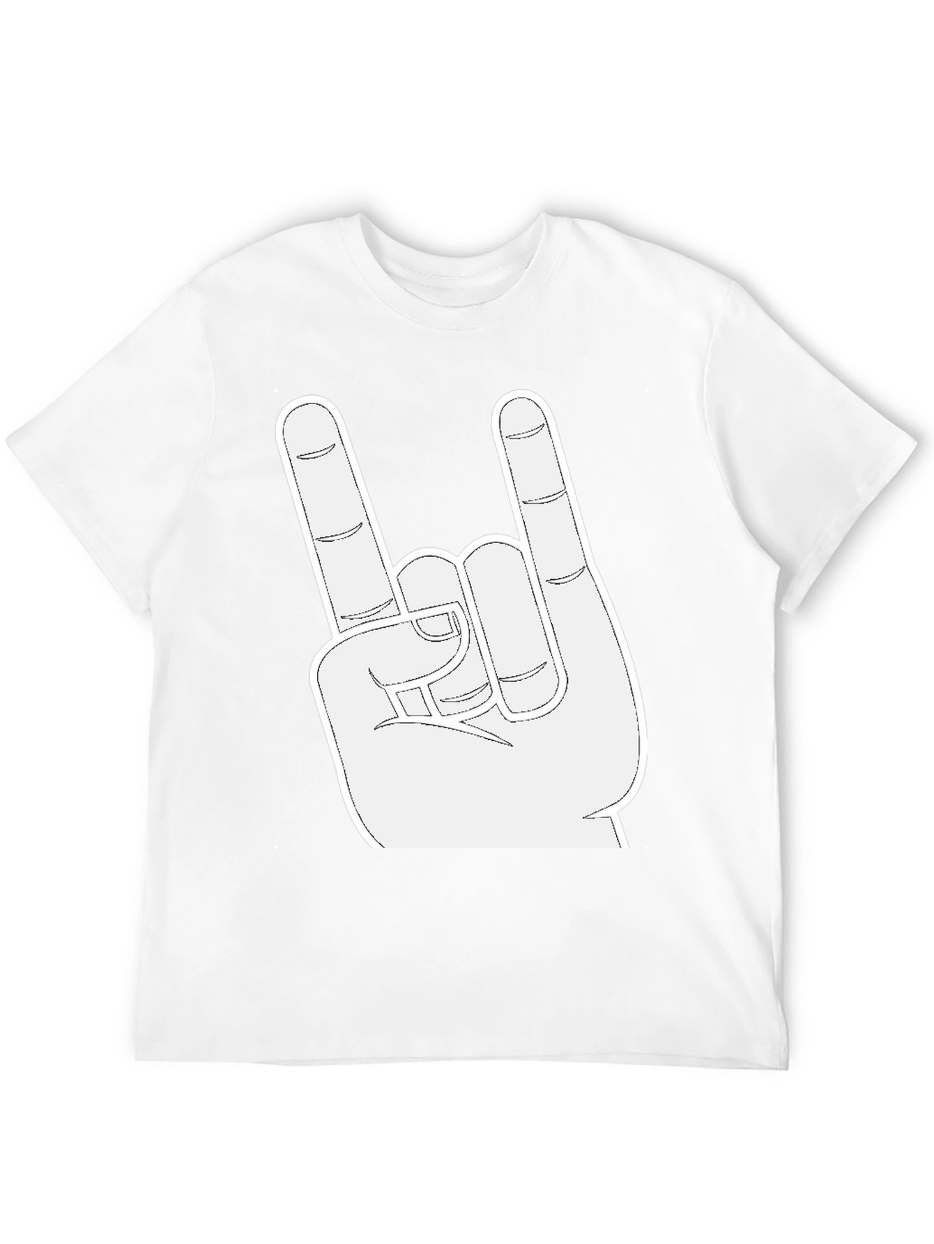 Rock On T-Shirt - Metal Hand Sign Graphic Tee