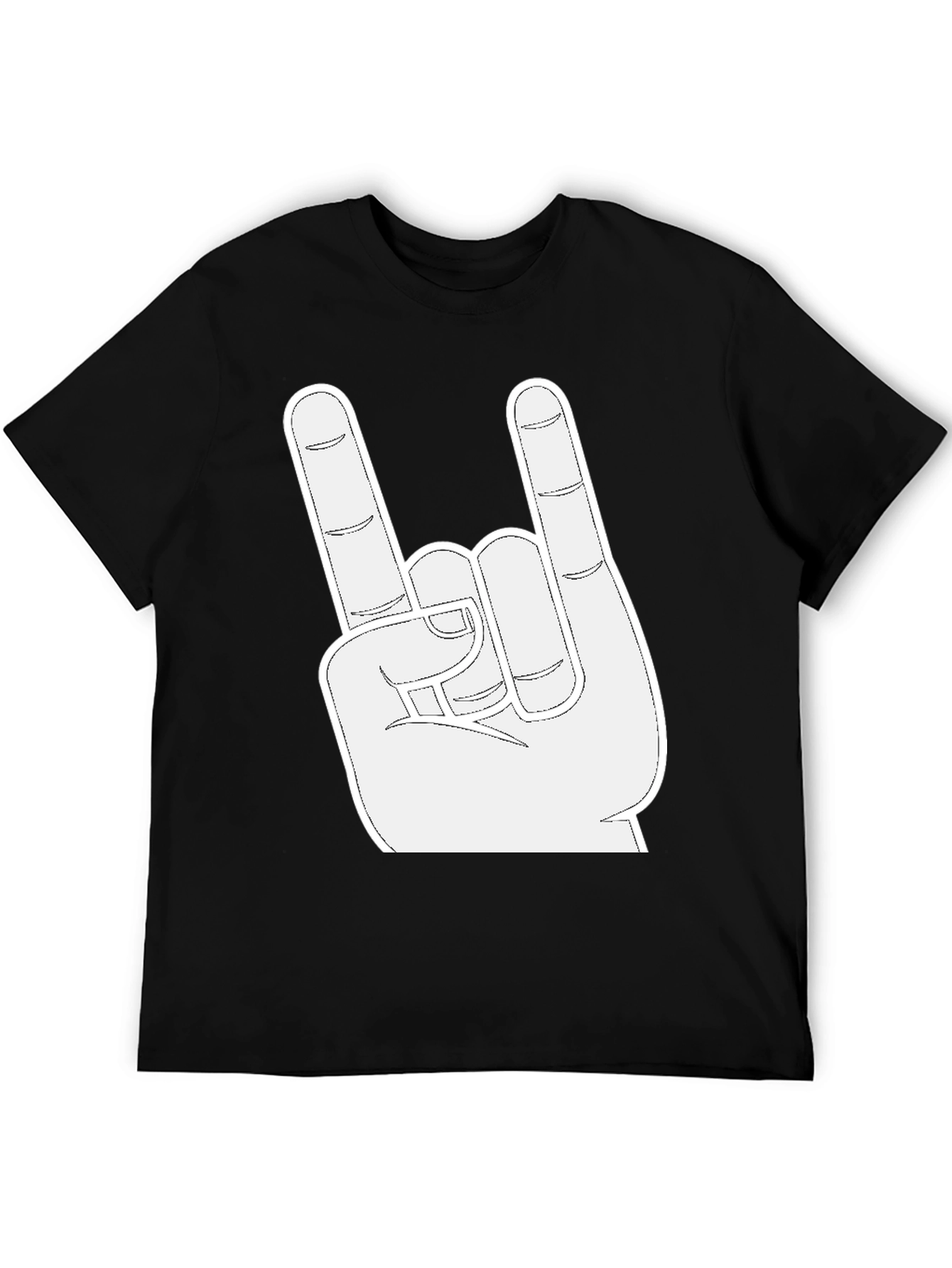 Rock On T-Shirt - Metal Hand Sign Graphic Tee