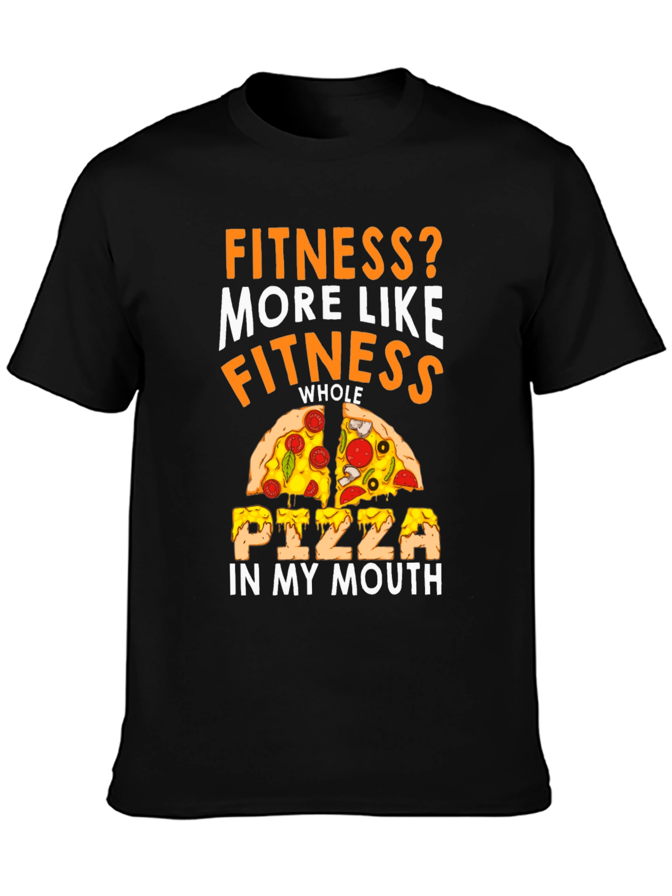 Pizza Fitness T-Shirt - Funny Foodie Tee