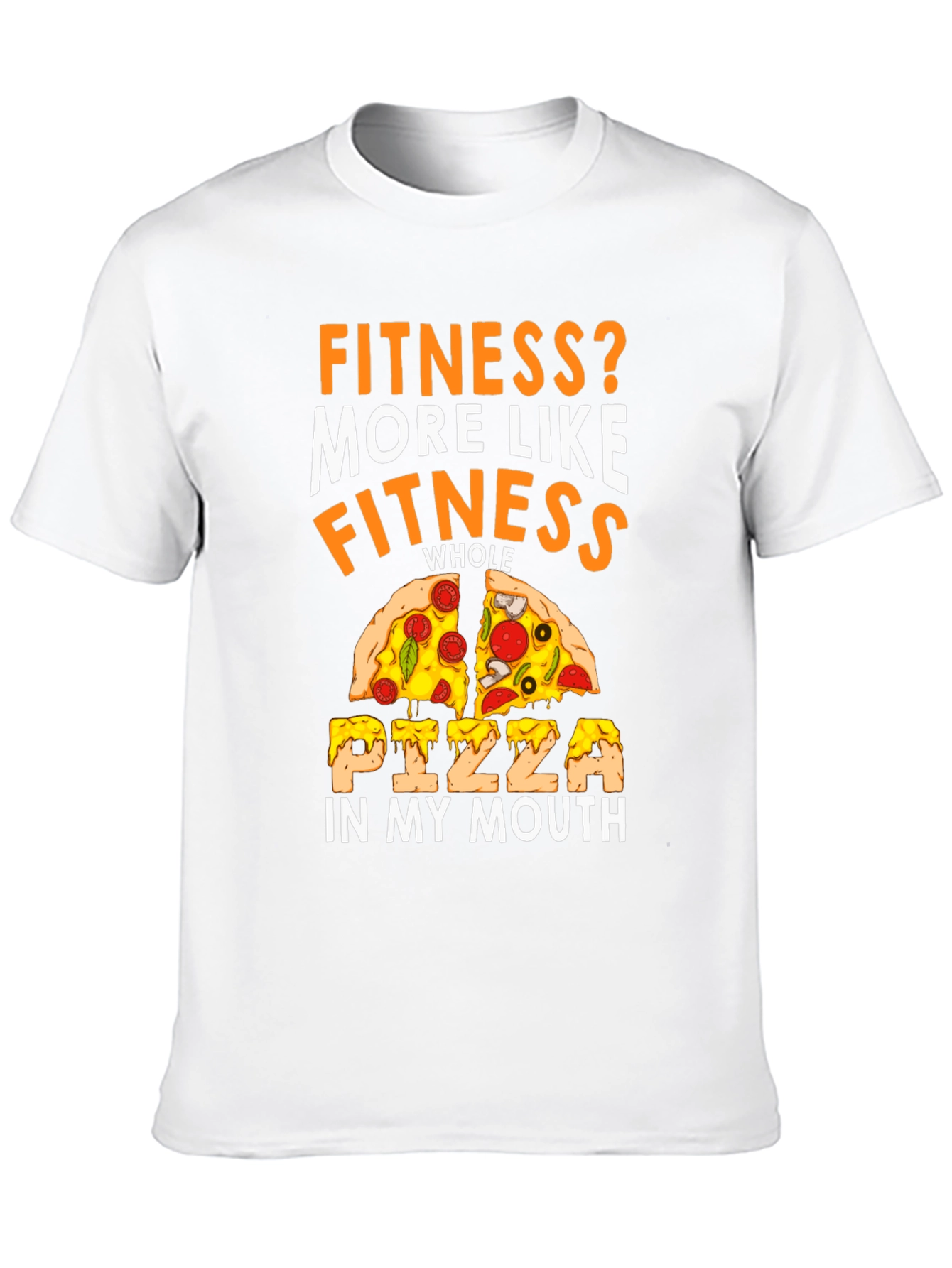 Pizza Fitness T-Shirt - Funny Foodie Tee