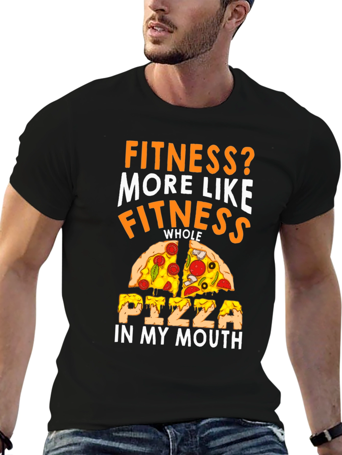Pizza Fitness T-Shirt - Funny Foodie Tee