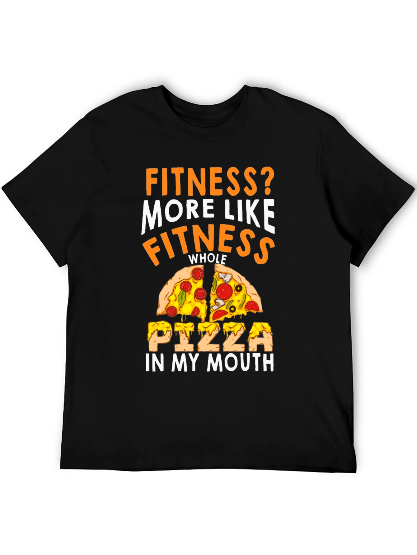 Pizza Fitness T-Shirt - Funny Foodie Tee