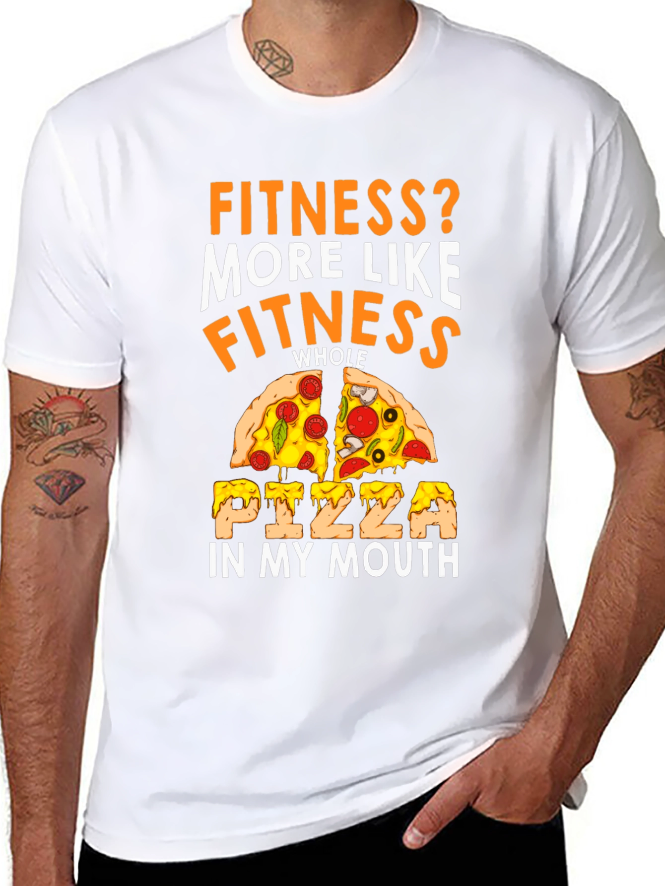 Pizza Fitness T-Shirt - Funny Foodie Tee