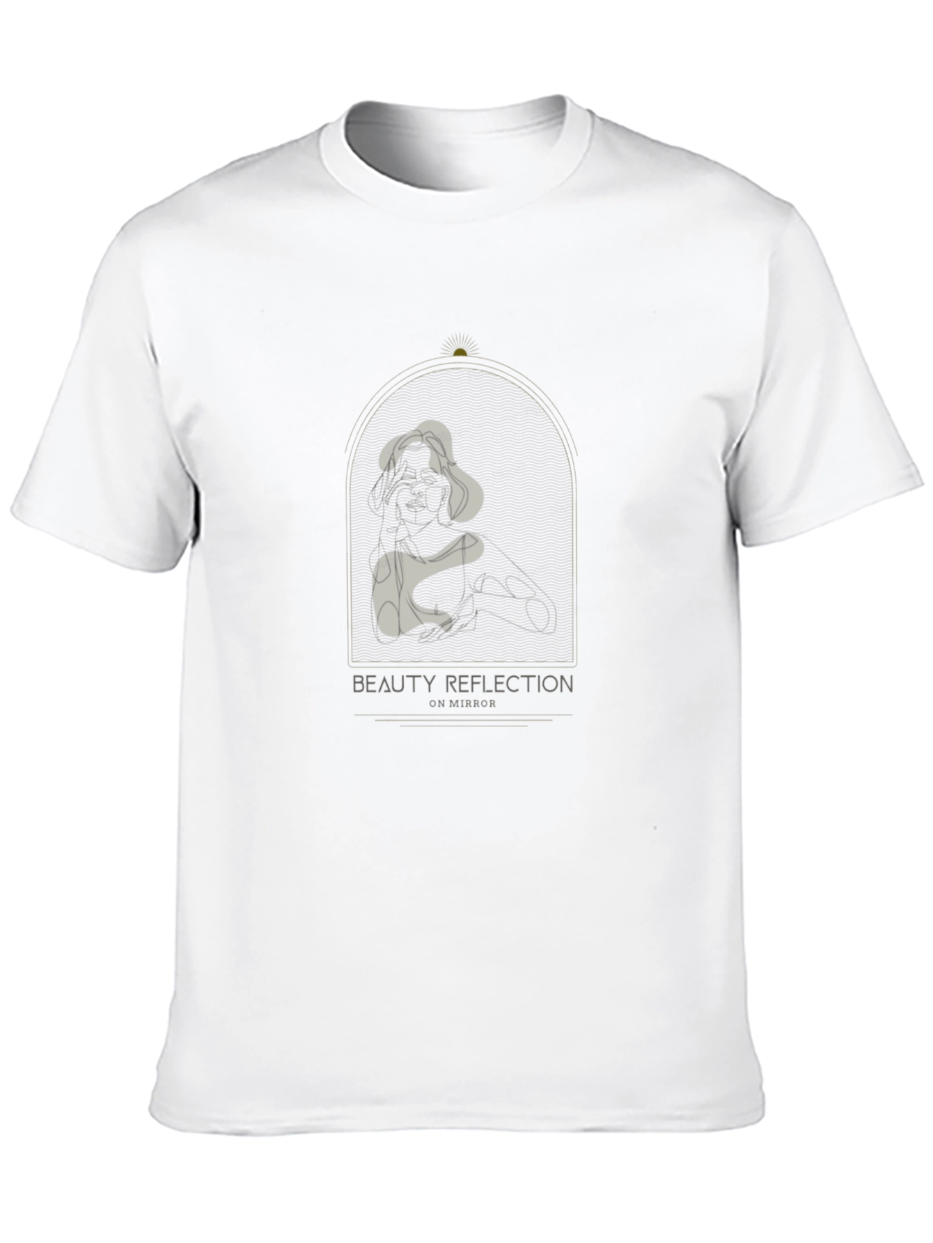 Abstract Beauty Reflection Graphic Tee