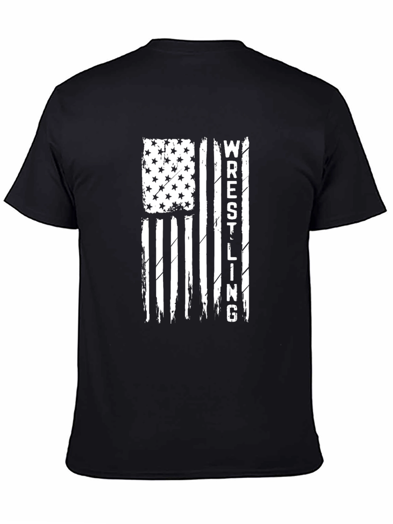 Wrestling American Flag T-Shirt