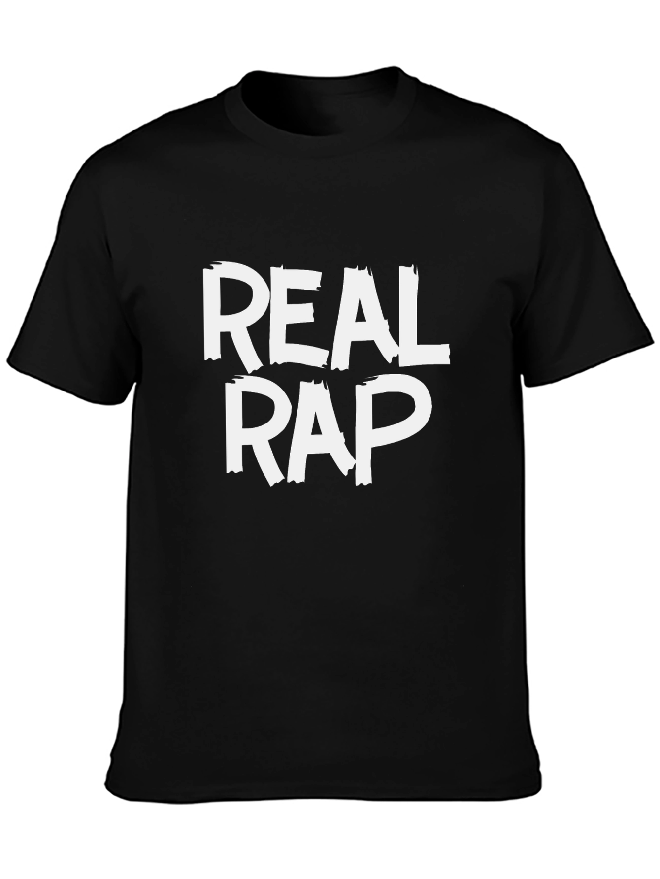 Real Rap Graphic Tee - Mens Black T-Shirt
