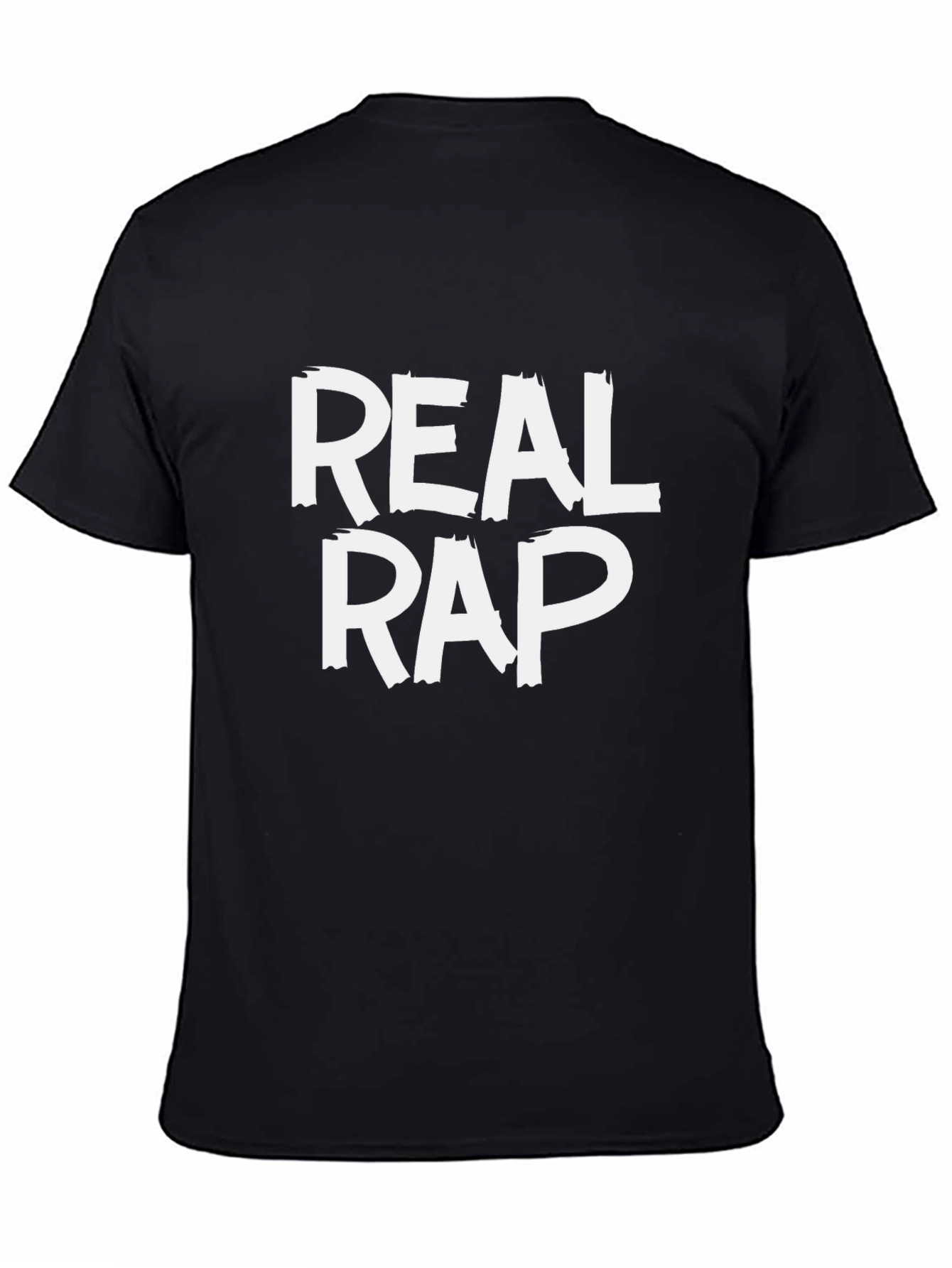 Real Rap Graphic Tee - Mens Black T-Shirt
