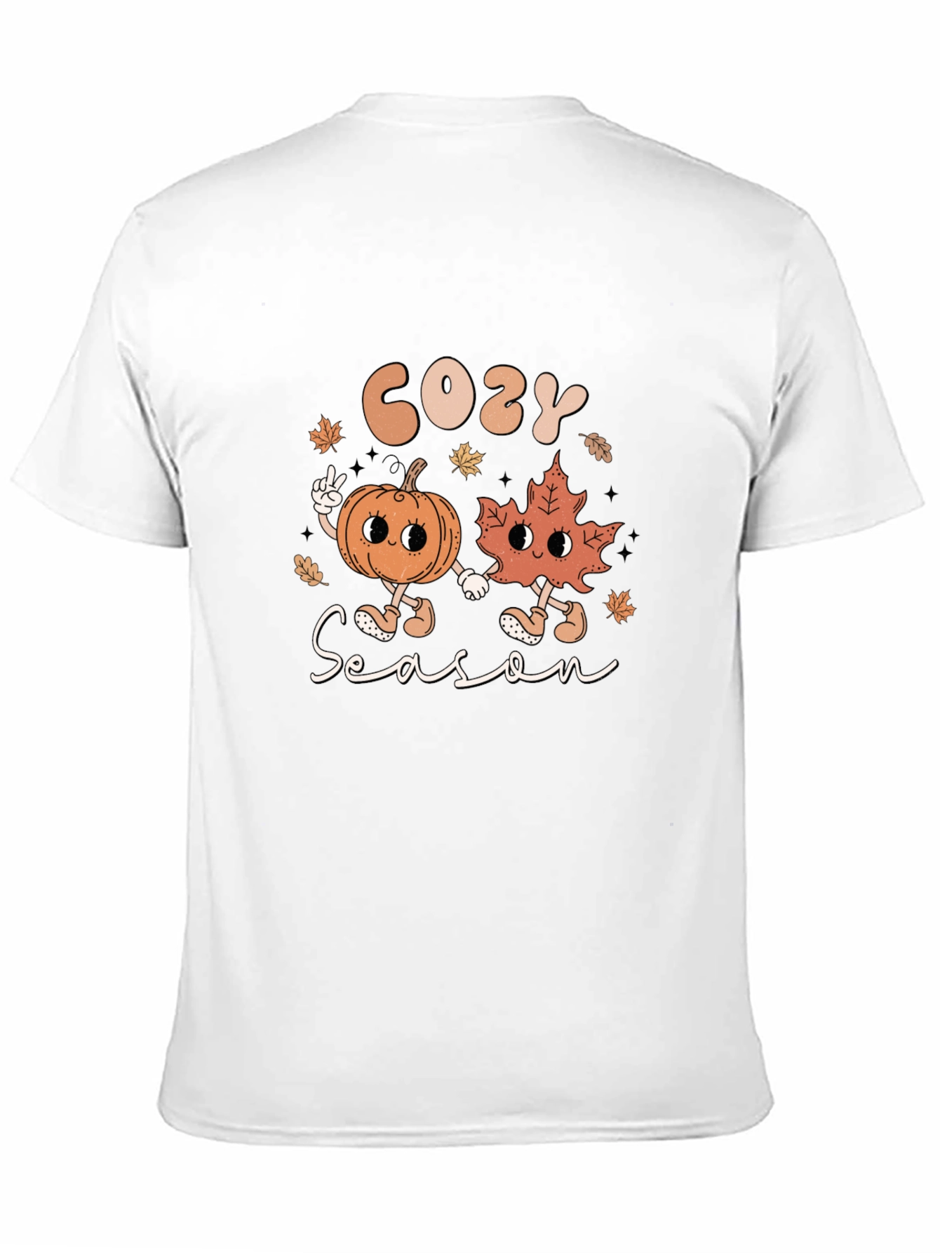 Cozy Season Graphic T-Shirt - Fall Themed Tee