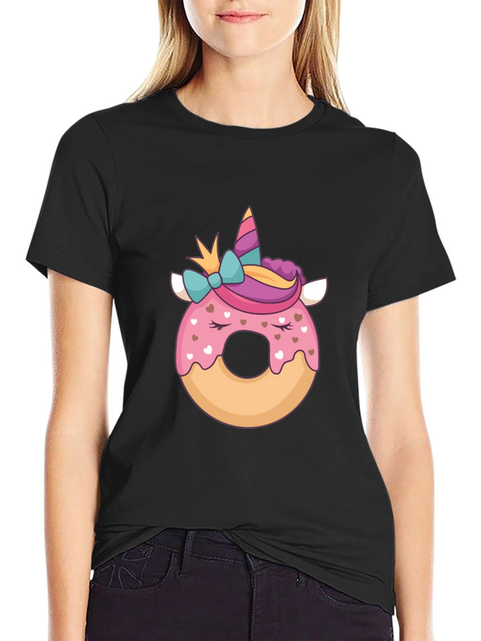 Unicorn Donut T-Shirt - Fun Novelty Tee