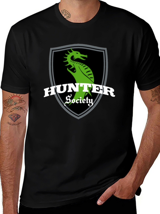 Hunter Society Dragon Graphic Black T-Shirt