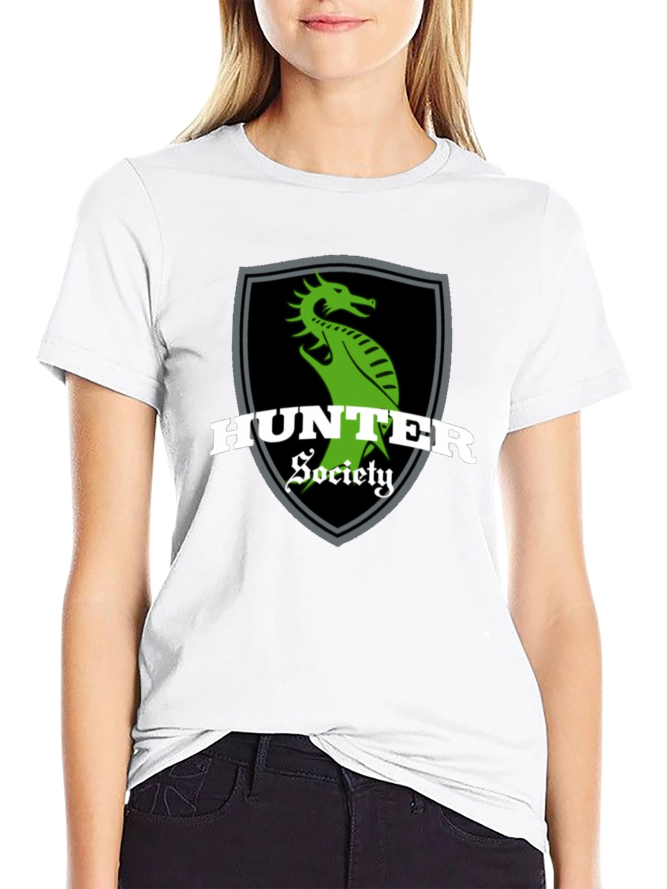 Hunter Society Dragon Graphic Black T-Shirt