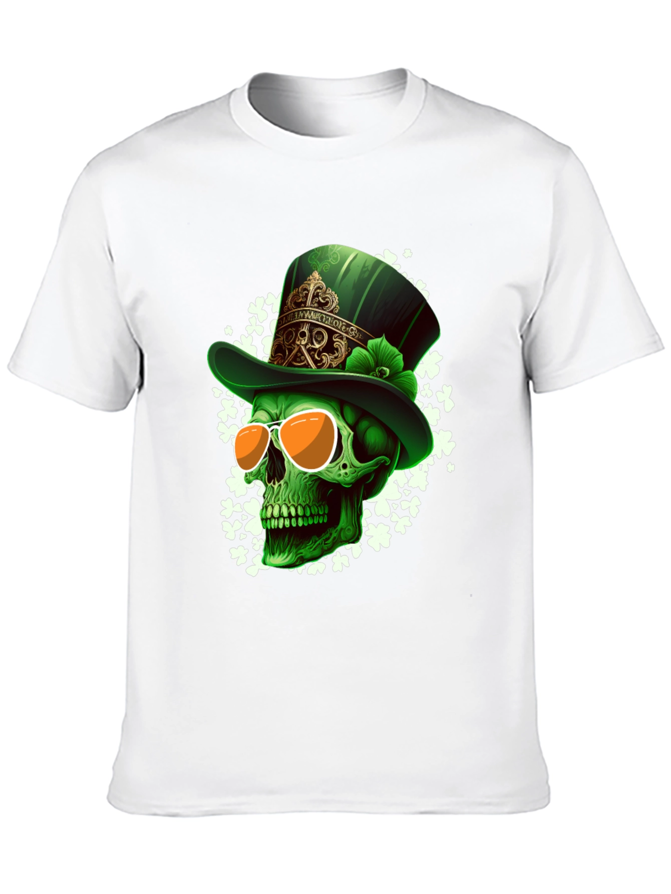 St. Patricks Day Skull T-Shirt