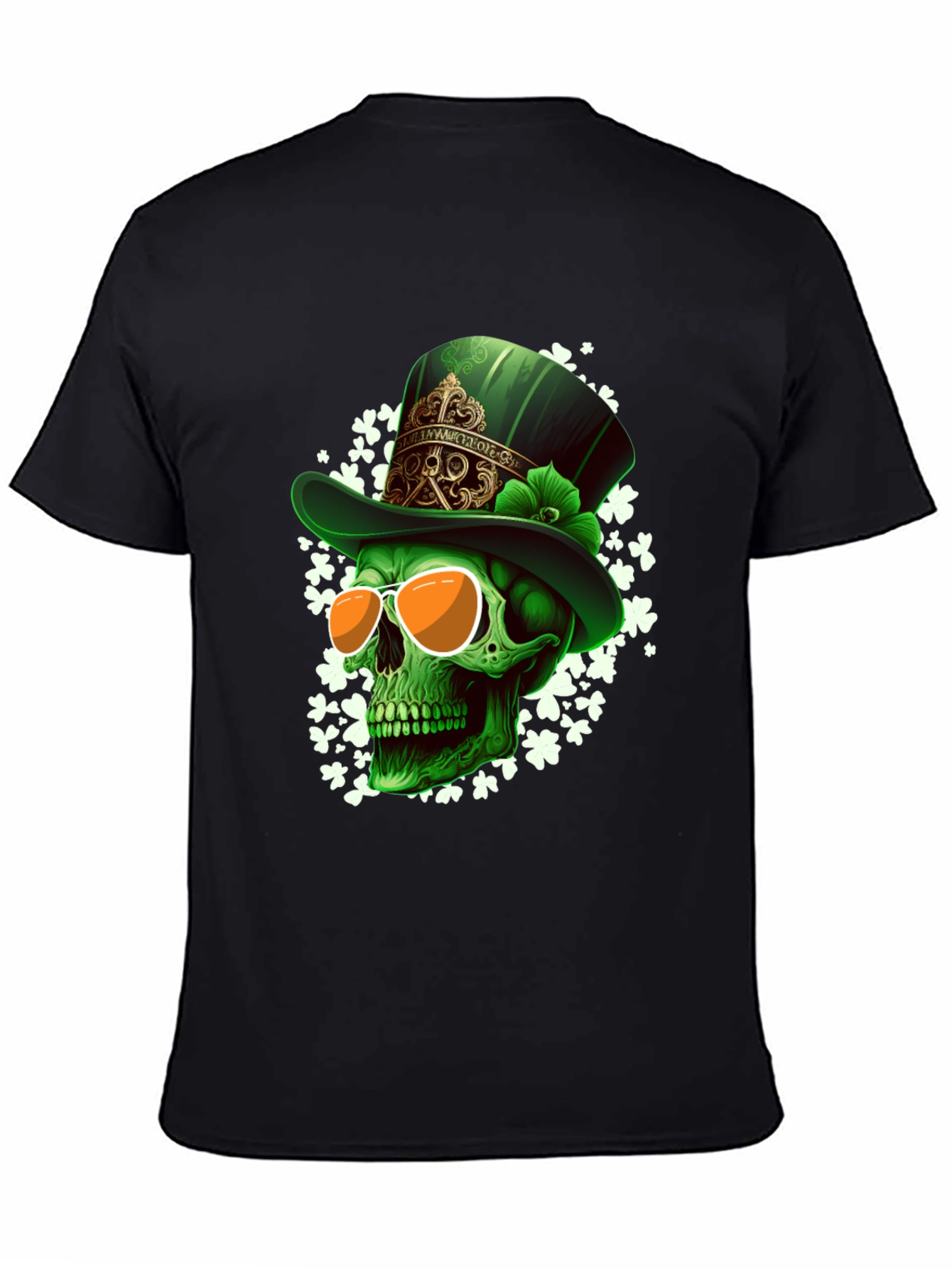 St. Patricks Day Skull T-Shirt