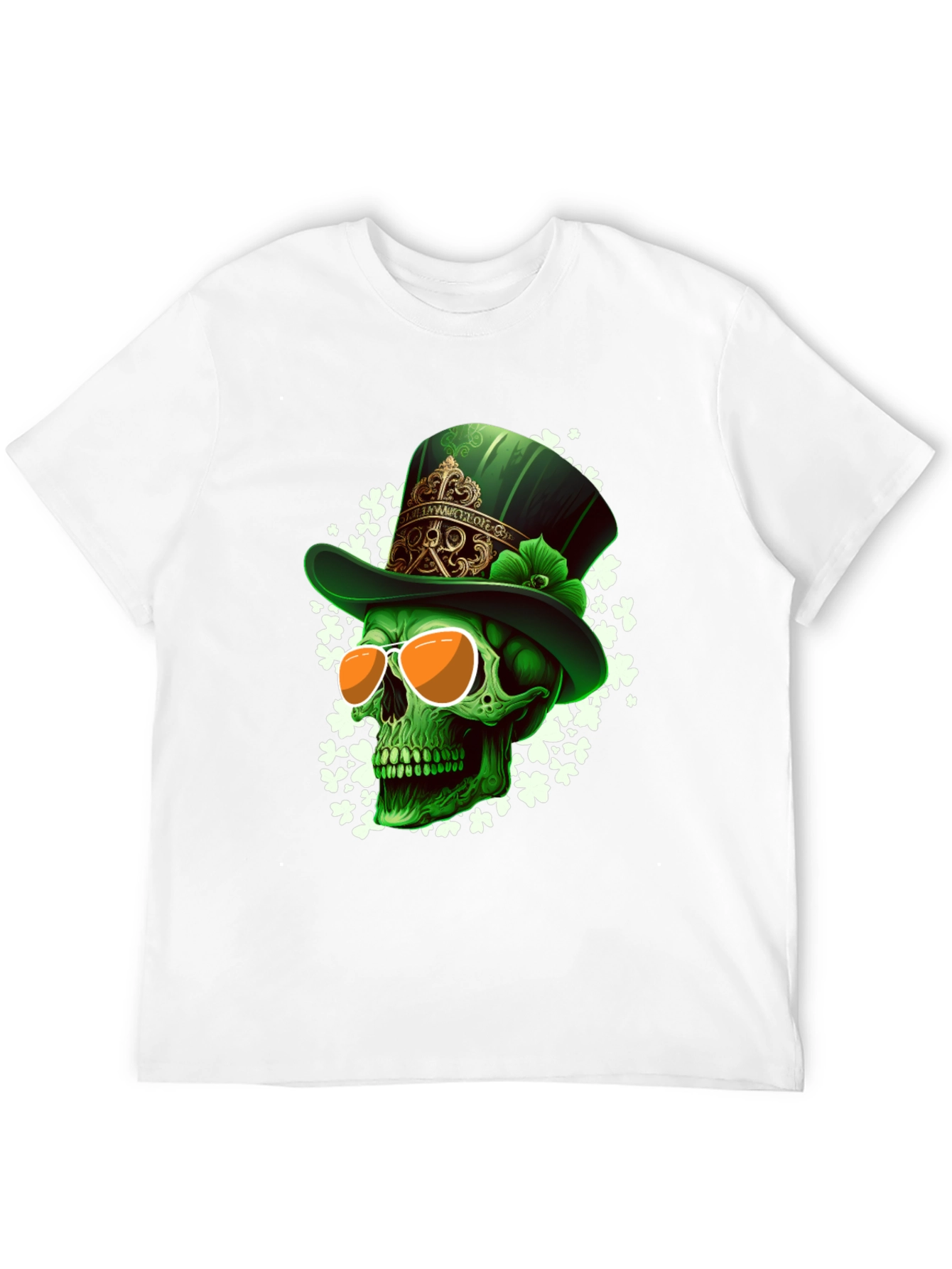 St. Patricks Day Skull T-Shirt