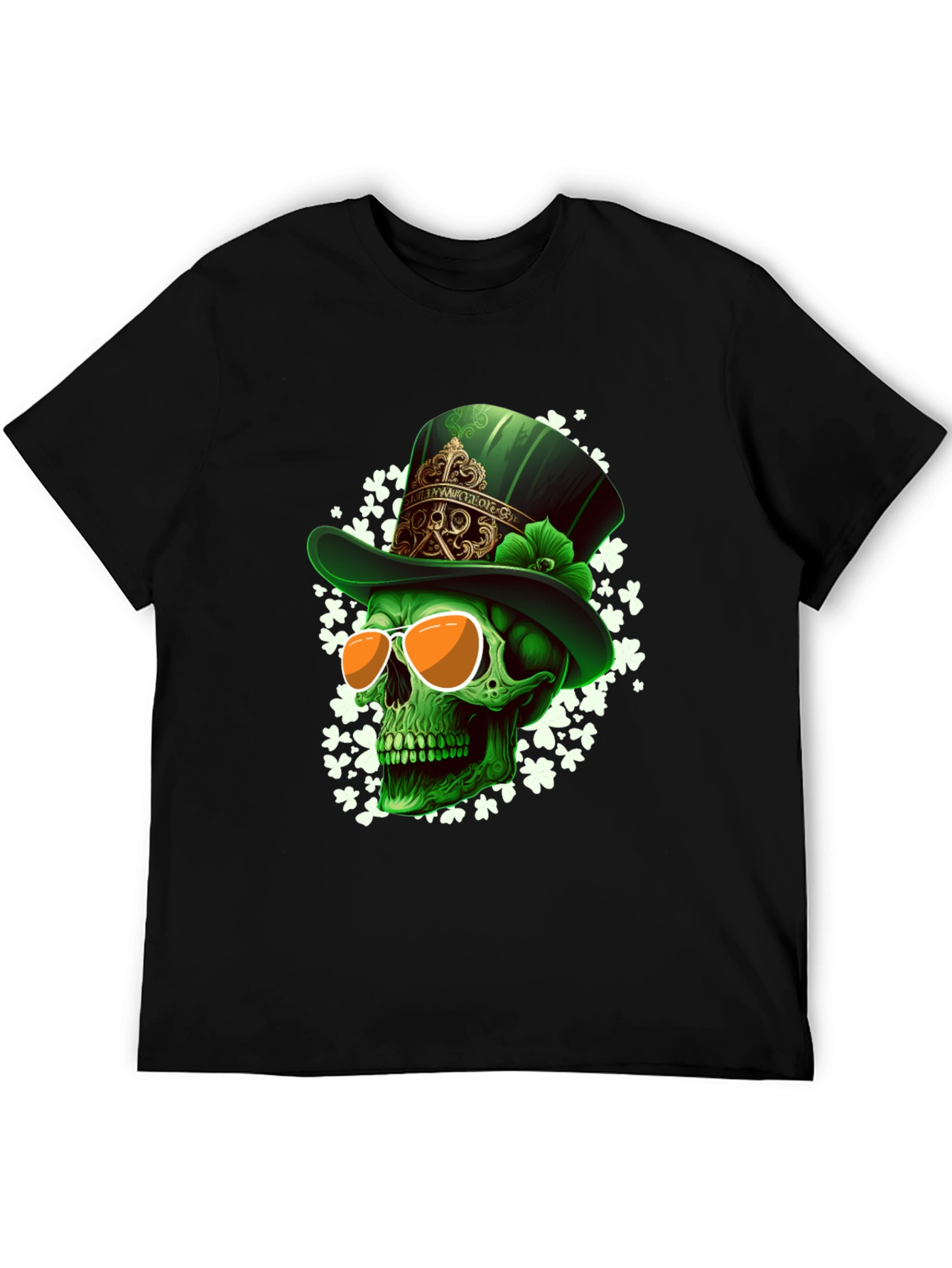 St. Patricks Day Skull T-Shirt