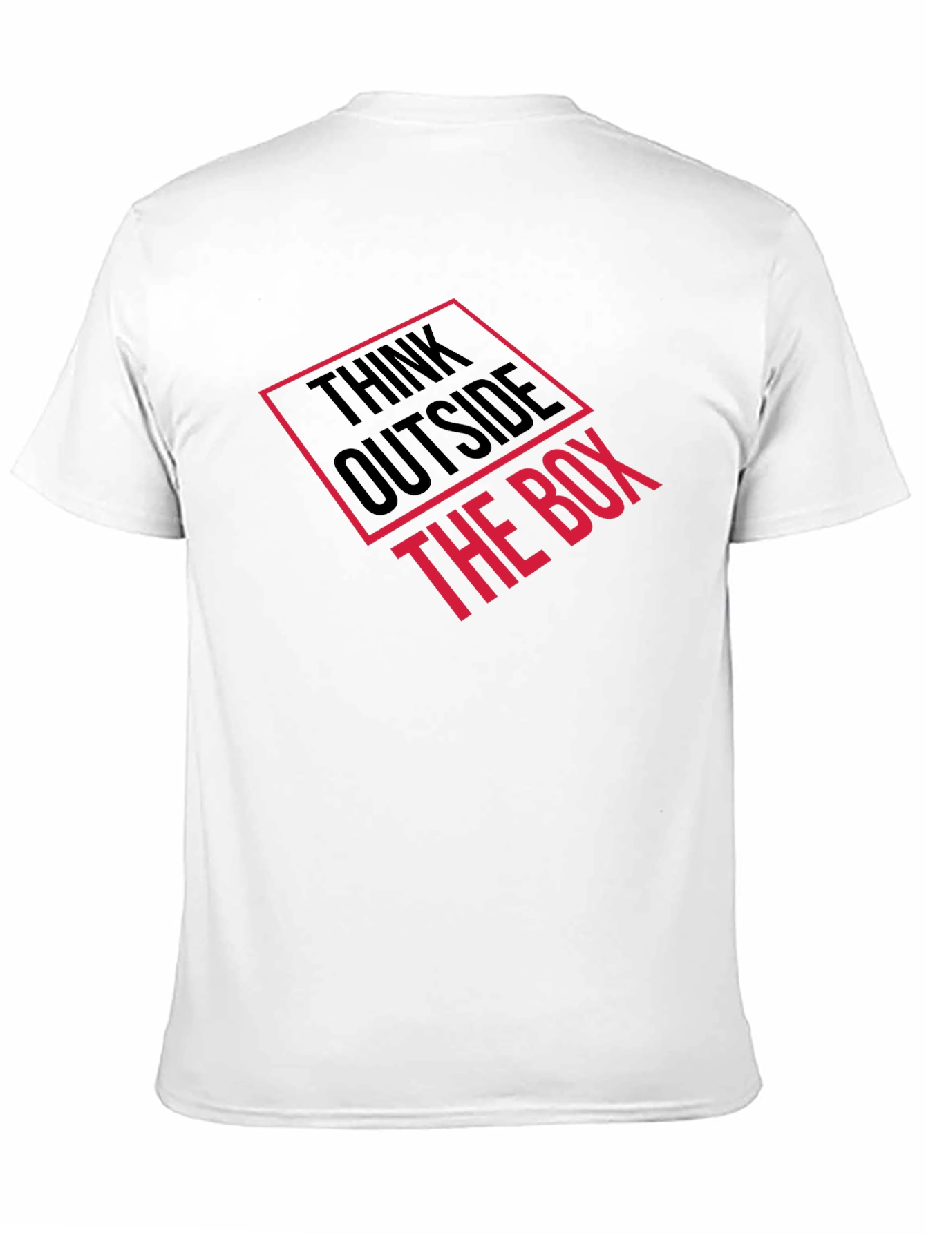 Think Outside the Box Graphic Tee - Black