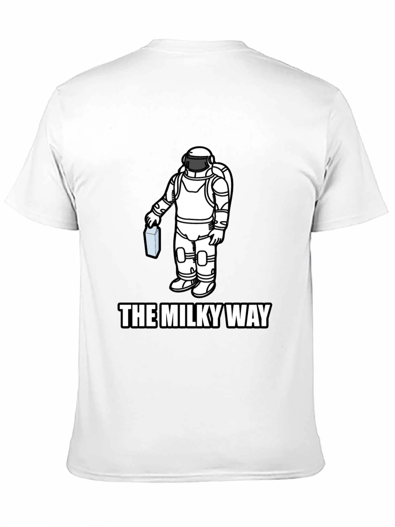 The Milky Way Astronaut Graphic T-Shirt