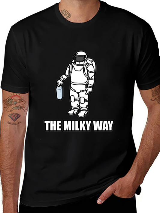 The Milky Way Astronaut Graphic T-Shirt
