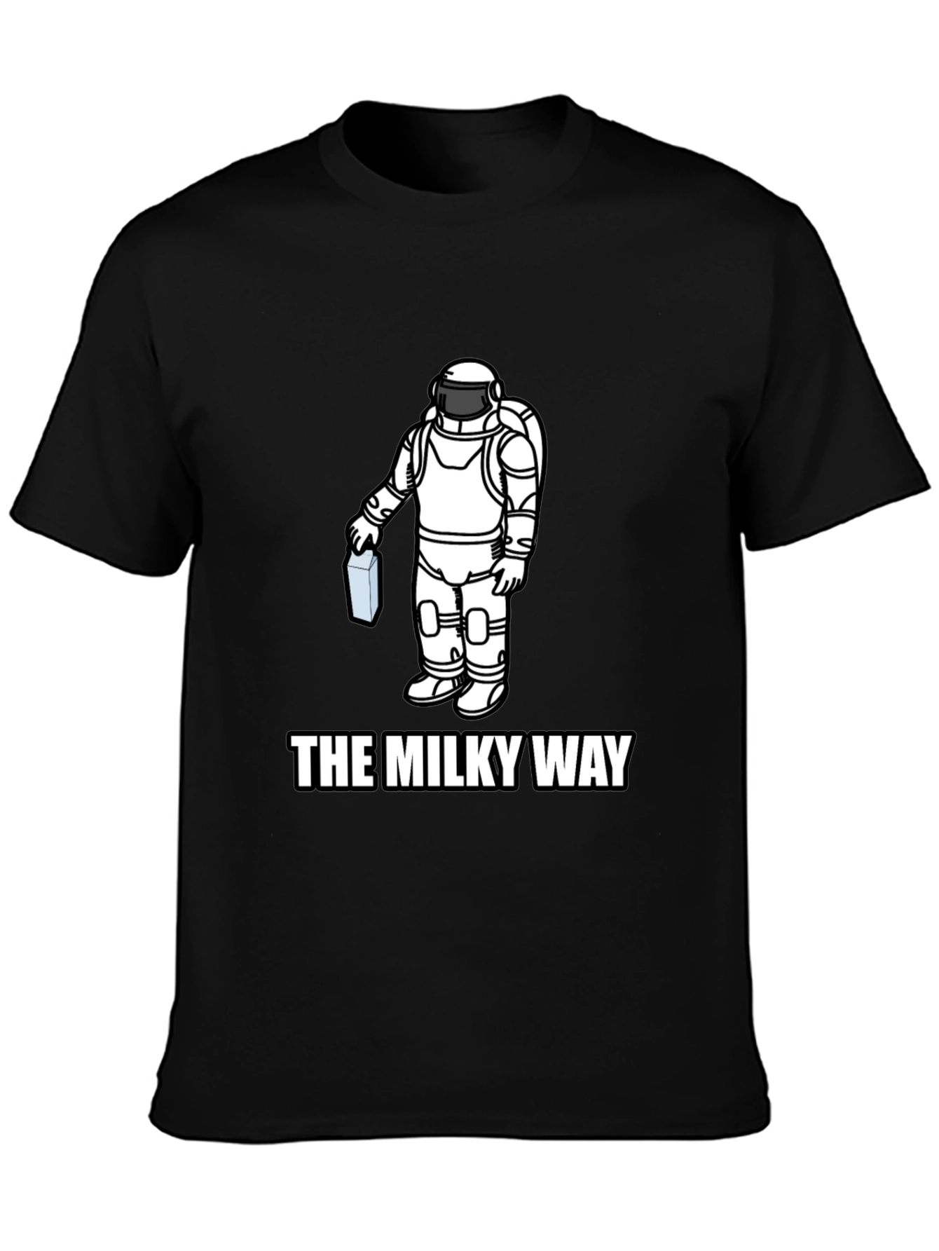 The Milky Way Astronaut Graphic T-Shirt