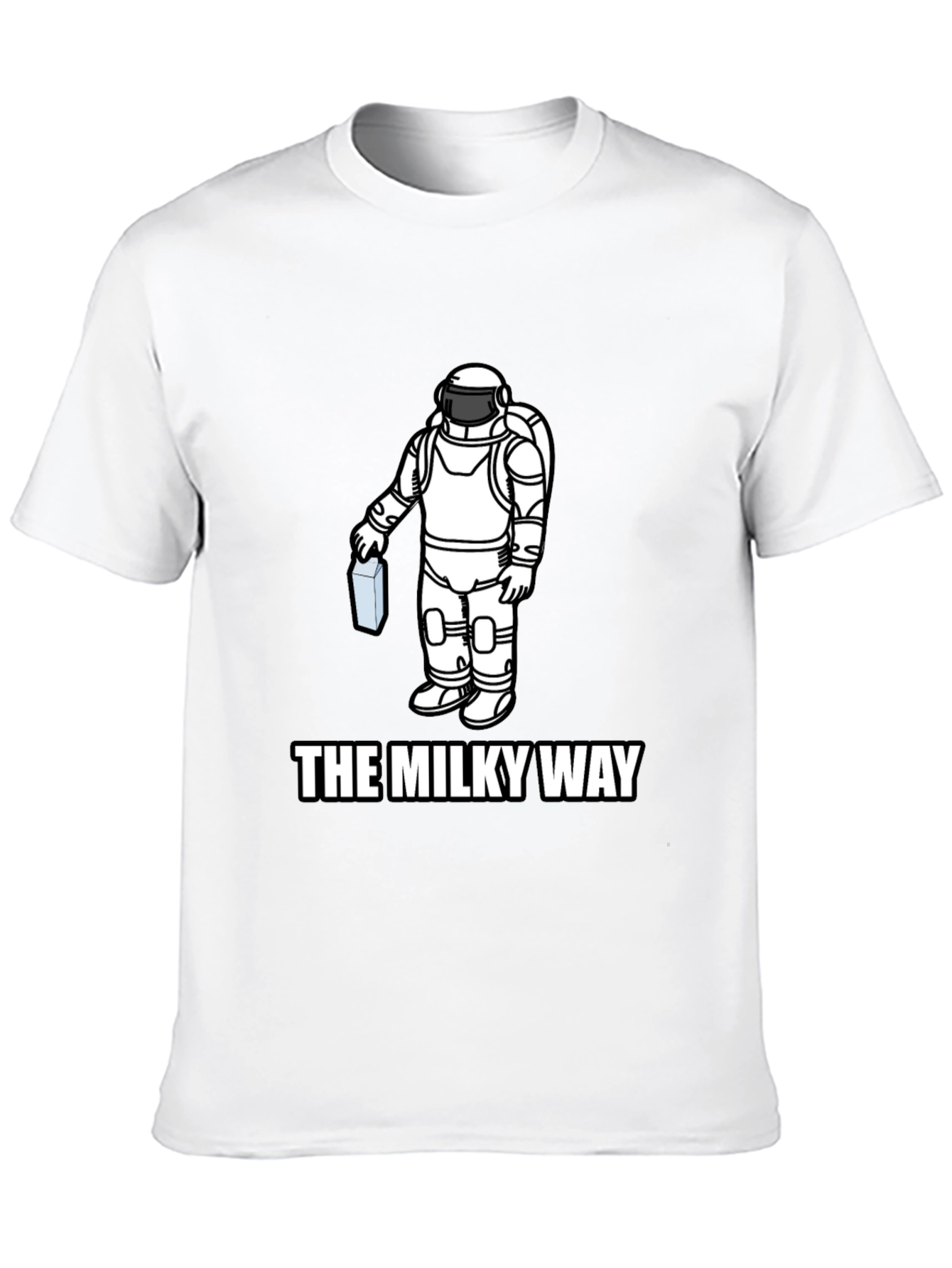 The Milky Way Astronaut Graphic T-Shirt