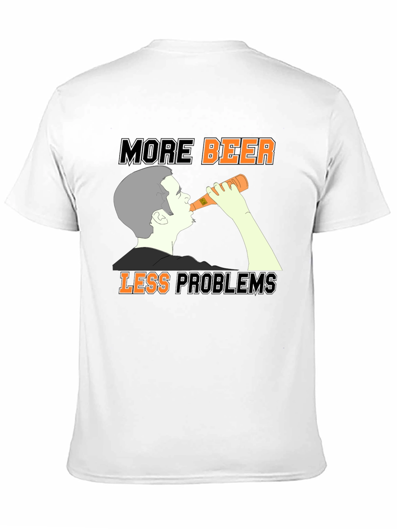More Beer Less Problems Graphic Tee