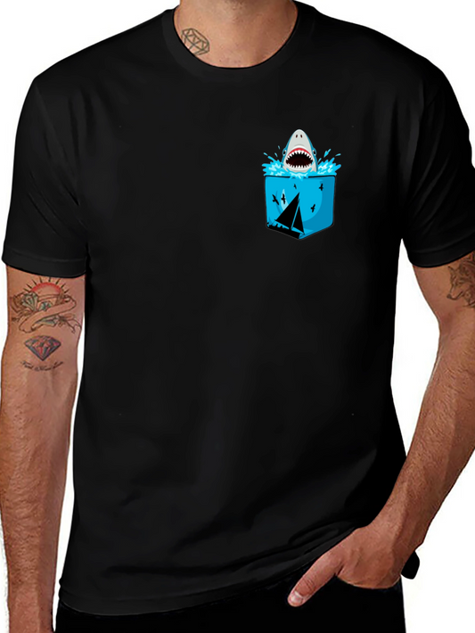 Shark Pocket Graphic Tee