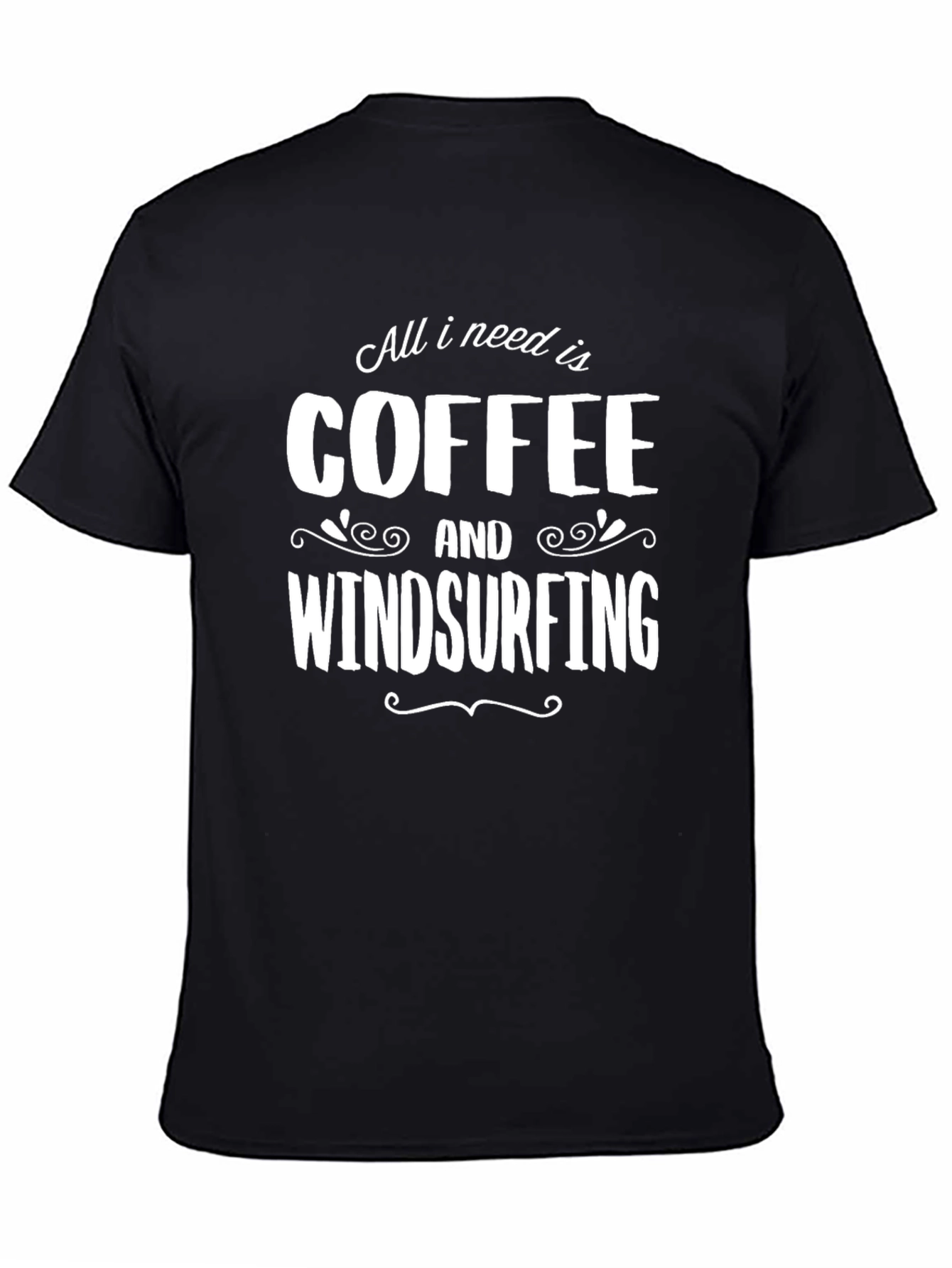 Coffee & Windsurfing Graphic Tee