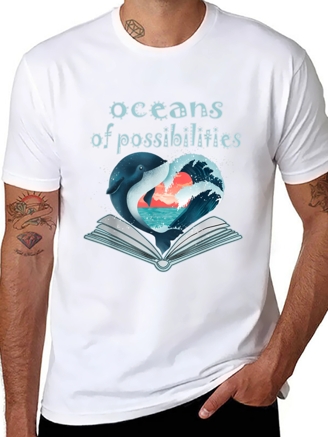 Oceans of Possibilities Whale Graphic T-Shirt