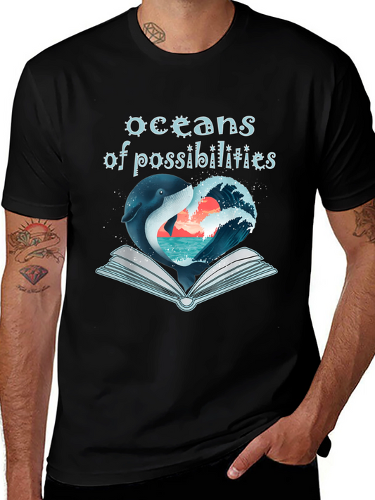 Oceans of Possibilities Whale Graphic T-Shirt