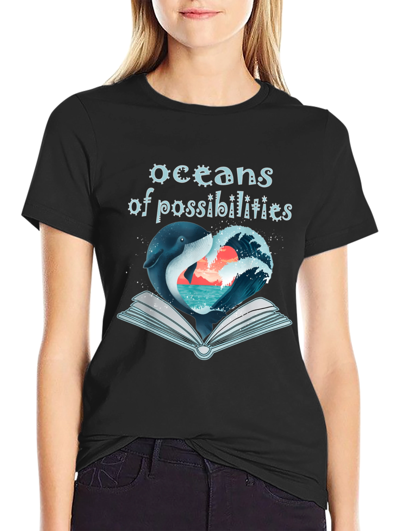 Oceans of Possibilities Whale Graphic T-Shirt