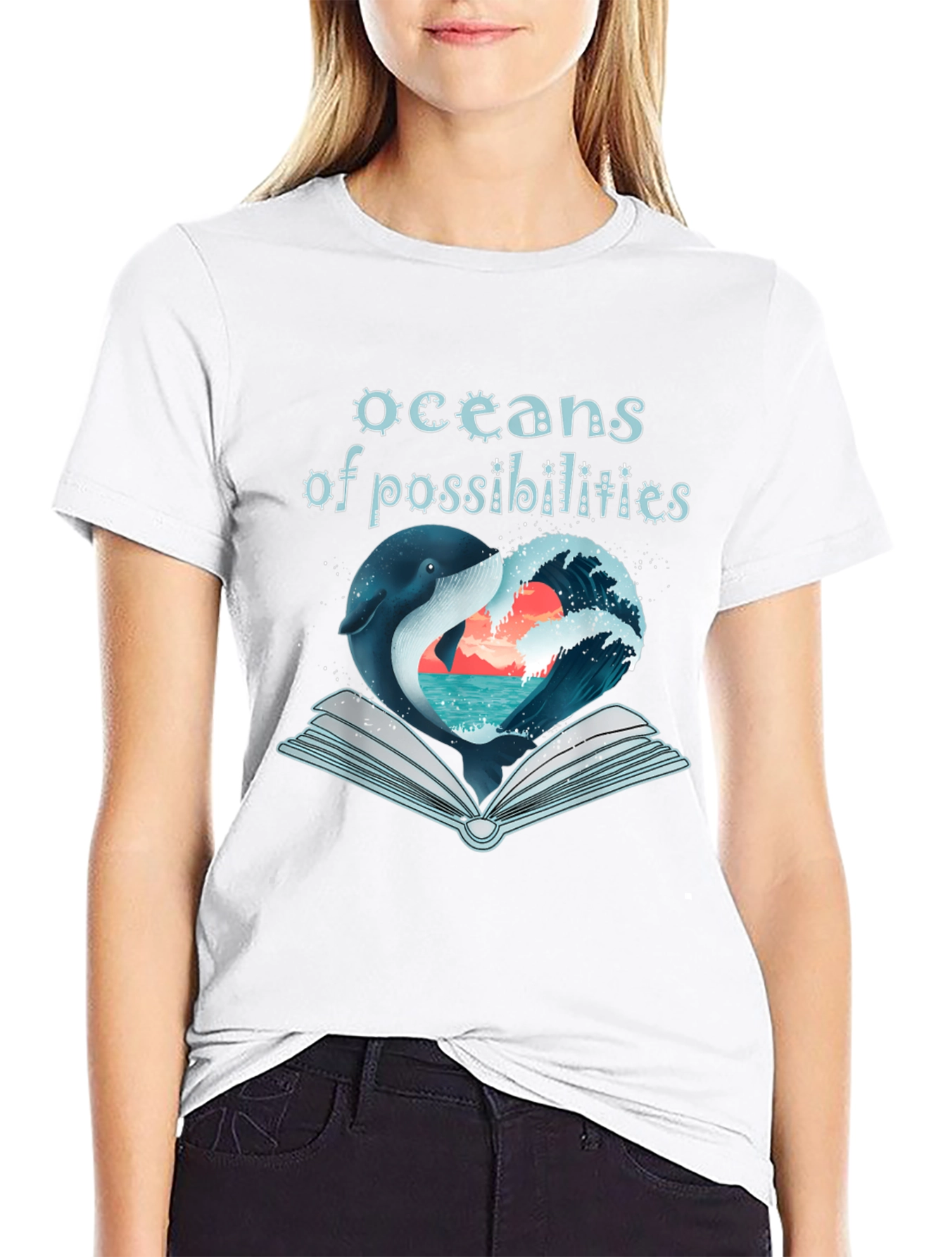 Oceans of Possibilities Whale Graphic T-Shirt