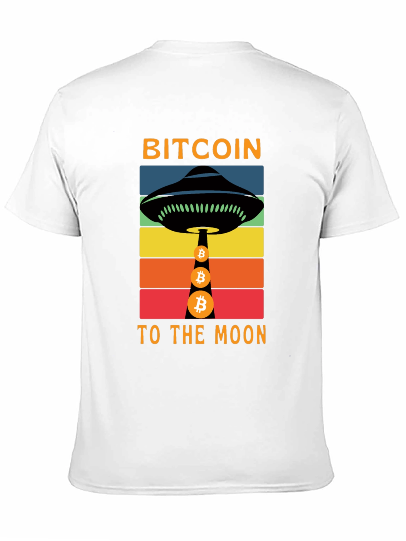 Bitcoin to the Moon Graphic T-Shirt