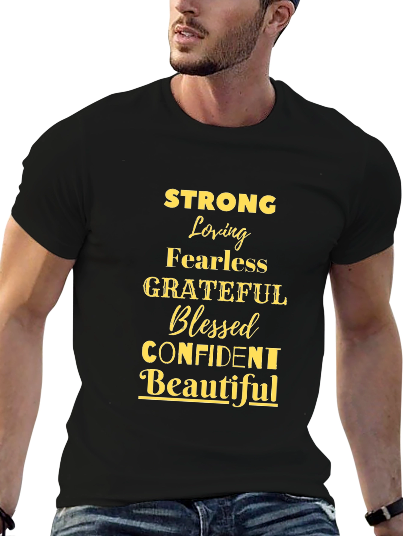 Strong Loving Grateful Blessed T-Shirt
