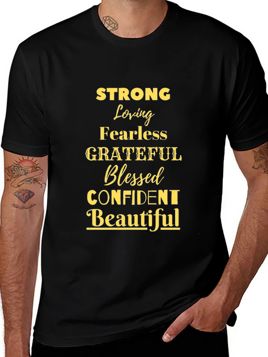 Strong Loving Grateful Blessed T-Shirt