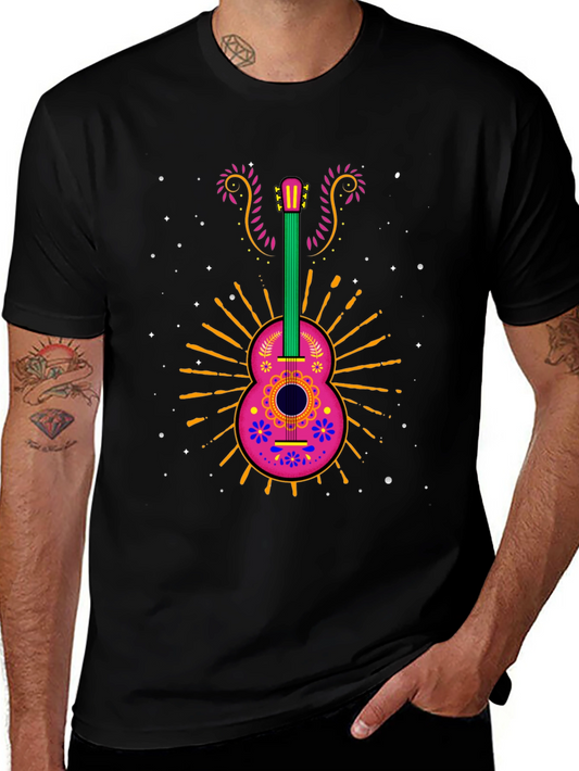 Day of the Dead Guitar Graphic Tee