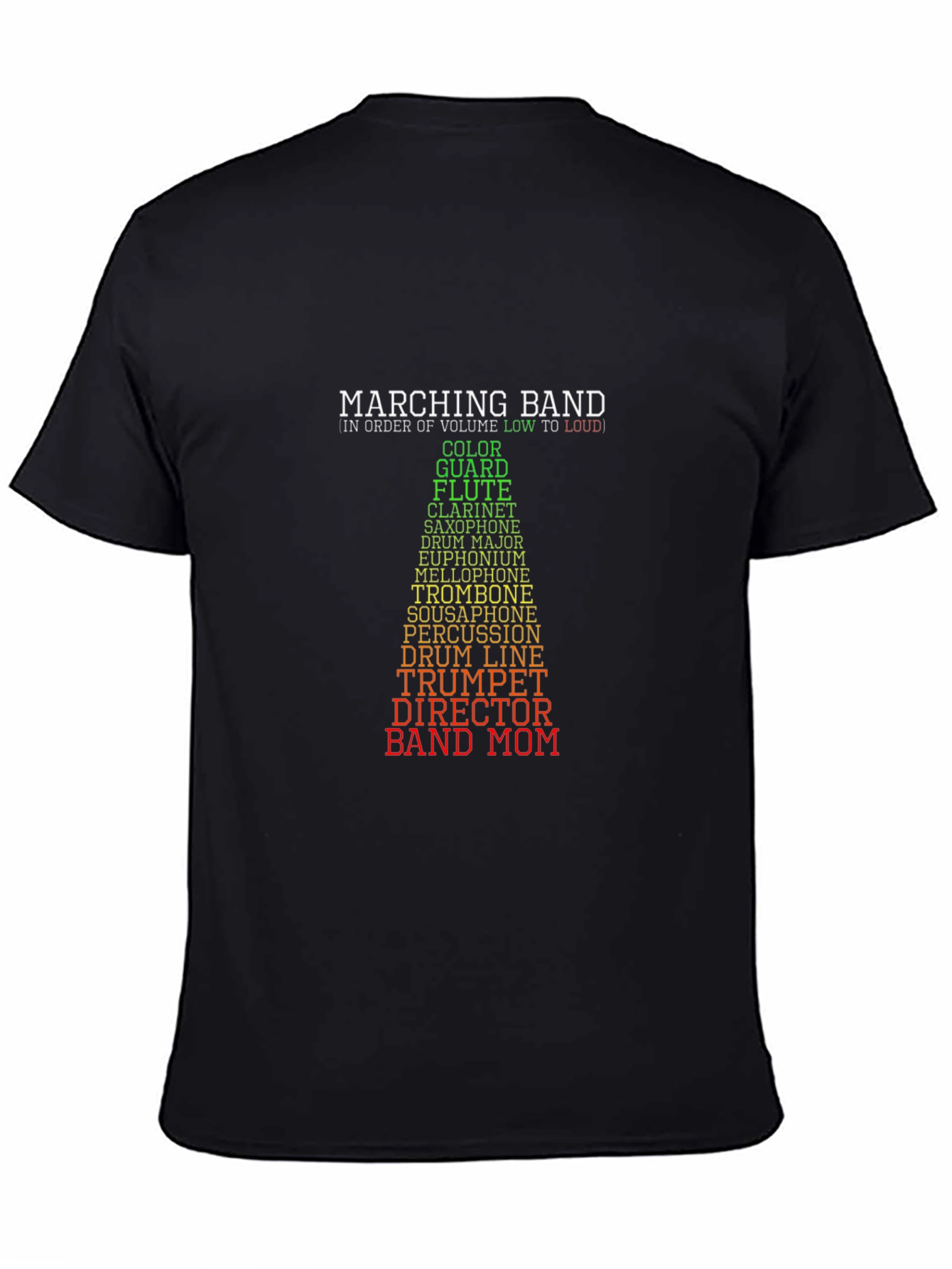 Marching Band Instrument Volume T-Shirt