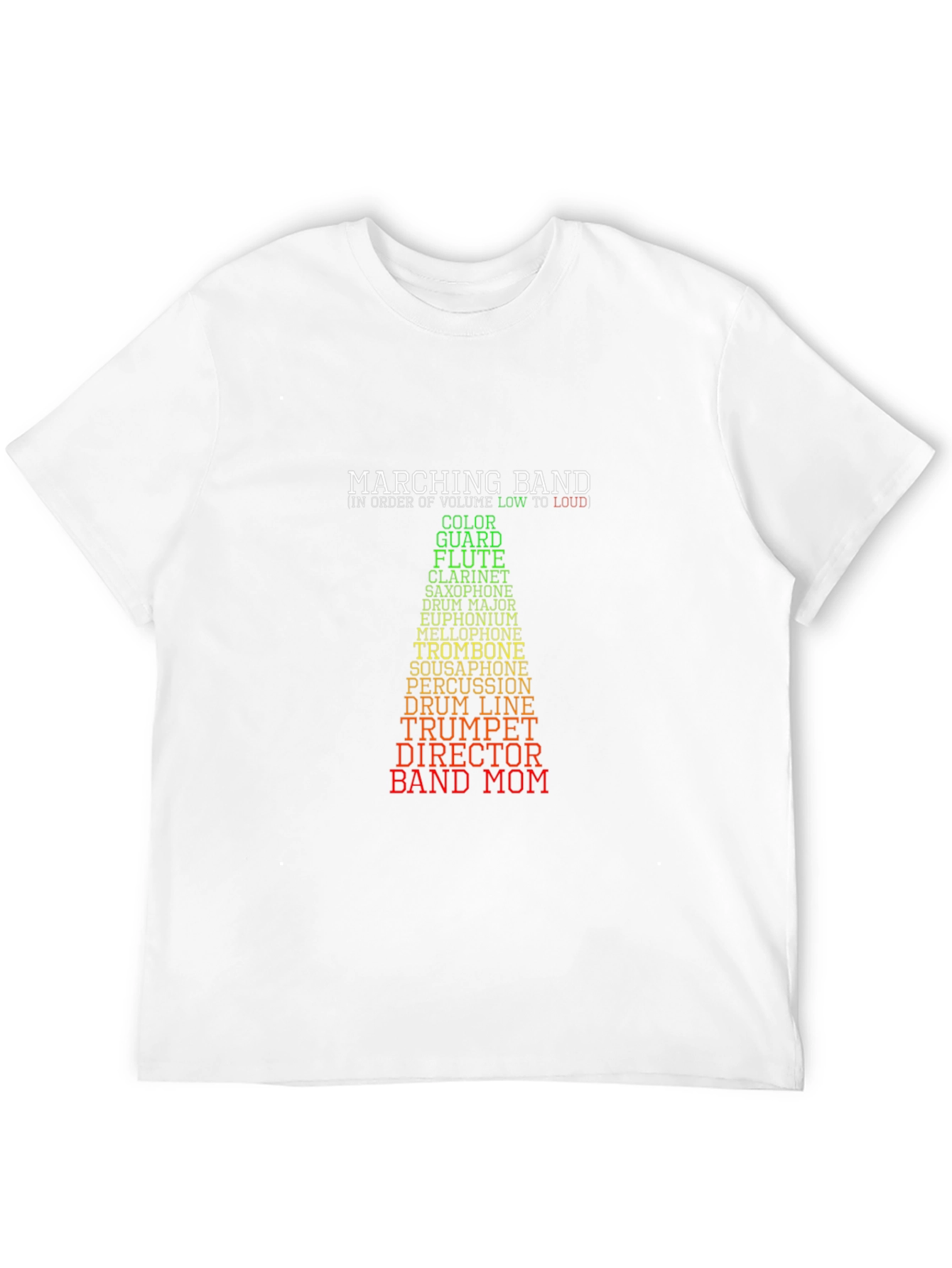 Marching Band Instrument Volume T-Shirt